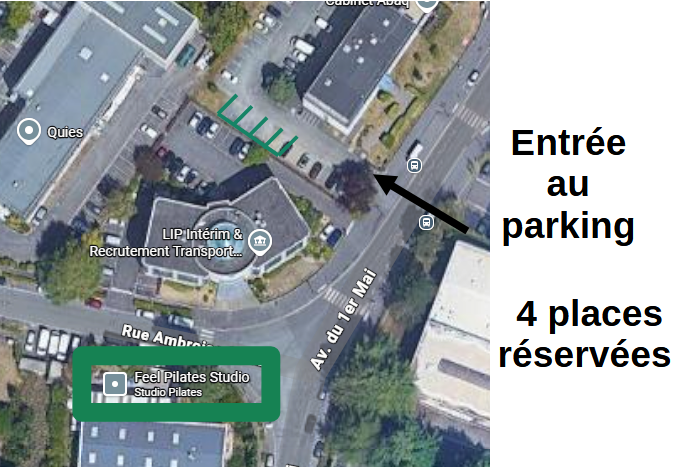 Nouveau! terminal CB au Studio + parking réservé