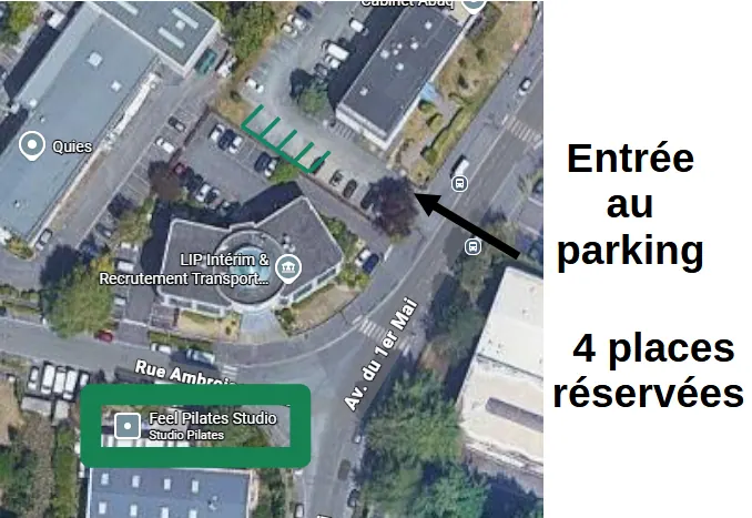 Nouveau! terminal CB au Studio + parking réservé