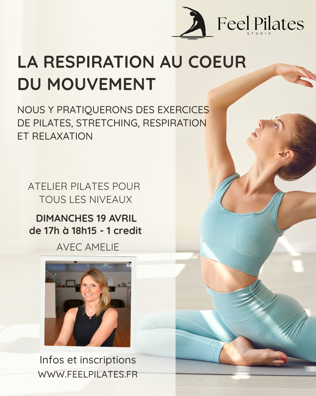 Atelier dimanche 19 Avril : La respiration au cœur du mouvement