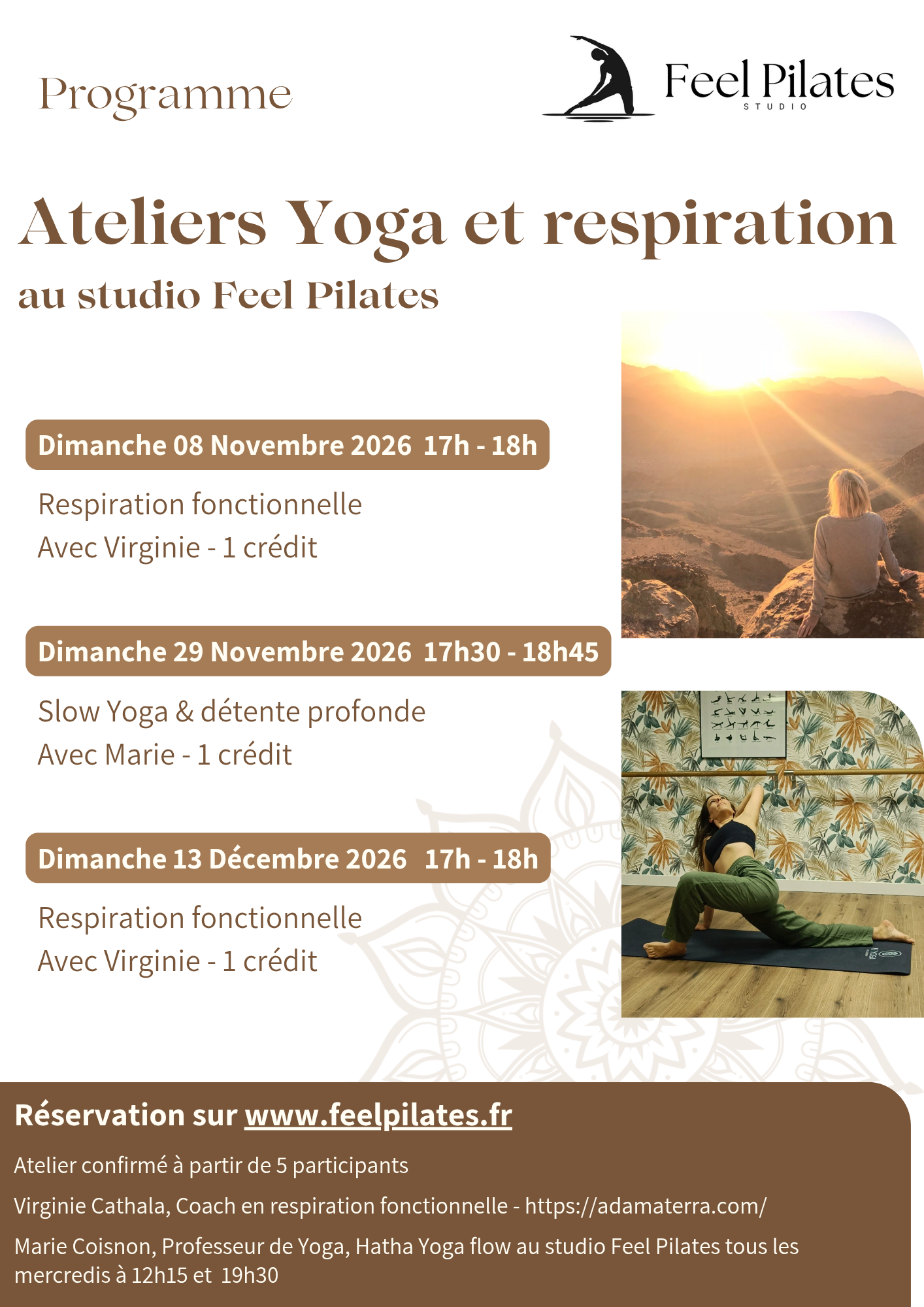 Ateliers Automne 2026